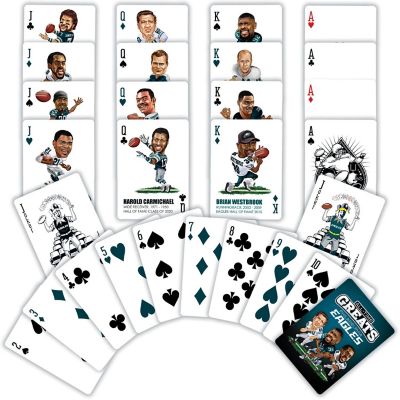 Philadelphia Eagles All-Time Greats Playing Cards - 54 Card Deck Image 2