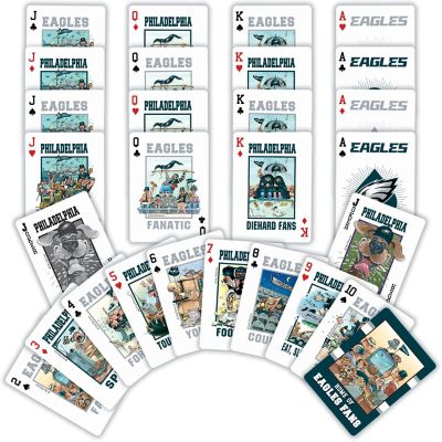 Philadelphia Eagles Fan Deck Playing Cards - 54 Card Deck Image 2