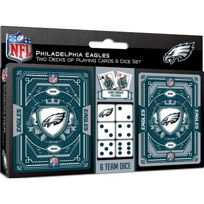 Philadelphia Eagles NFL 2-Pack Playing cards &amp; Dice set Image 1