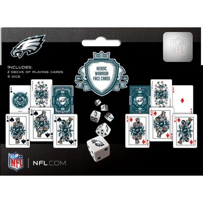 Philadelphia Eagles NFL 2-Pack Playing cards &amp; Dice set Image 3