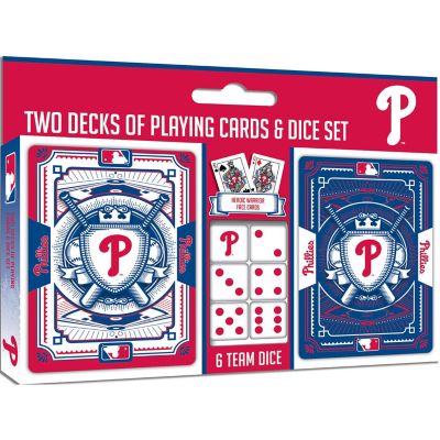 Philadelphia Phillies - 2-Pack Playing Cards & Dice Set Image 1