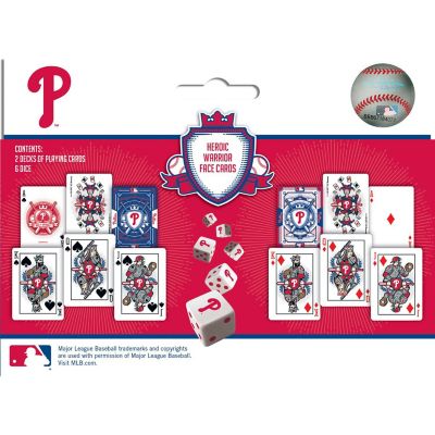 Philadelphia Phillies - 2-Pack Playing Cards & Dice Set Image 3