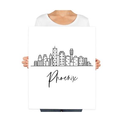 Phoenix Skyline BW 16x20in 1-Pack Image 2