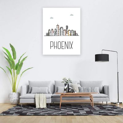 Phoenix Skyline Color 16x20in 1-Pack Image 1