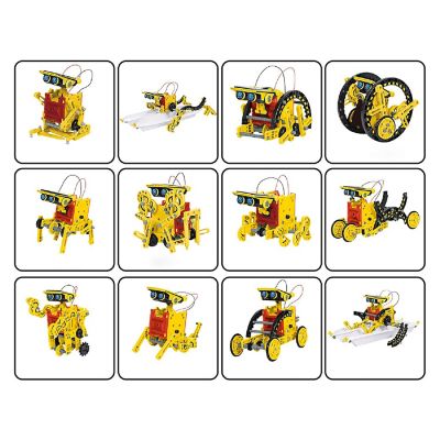 PicassoTiles 12-in-1 STEM Kids Solar Powered Space Robot Science Kit PBM01 Image 3