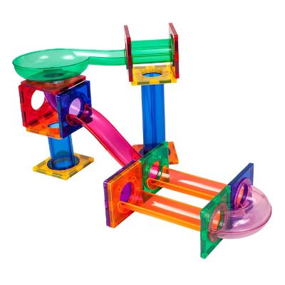 PicassoTiles 12 Piece Marble Run Square Joint Expansion Pack Image 1