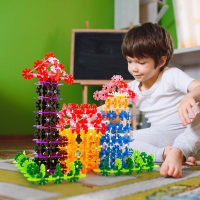 PicassoTiles 300pc Building Chips Interlocking Disc Construction Blocks Image 1