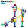 PicassoTiles Marble Run Building Blocks, 100 Pieces Image 3