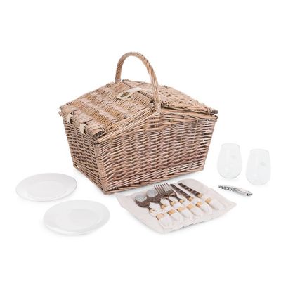 Piccadilly Picnic Basket - Natural Canvas Image 1