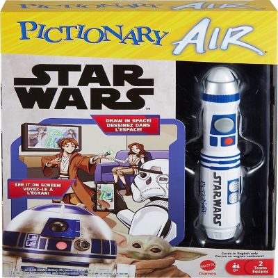Pictionary Air Star Wars Family Drawing Game Kids &amp;Adults with R2-D2 Lightpen Image 1
