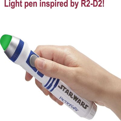 Pictionary Air Star Wars Family Drawing Game Kids &amp;Adults with R2-D2 Lightpen Image 1