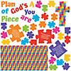 Piece of God&#8217;s Plan Bulletin Board Set - 48 Pc. Image 1