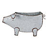 Pig Galvanized Wall Planter Image 1