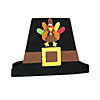 Pilgrim Hat with Turkey Craft Kit - Makes 12 Image 1