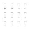 Pilsner Glass 5" Cookie Cutters Image 1