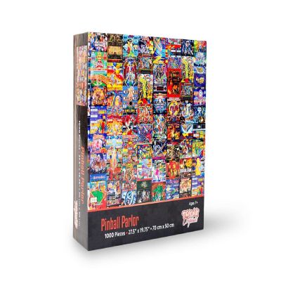 Pinball Parlor Retro Arcade Puzzle  1000 Piece Jigsaw Puzzle Image 1