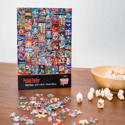 Pinball Parlor Retro Arcade Puzzle  1000 Piece Jigsaw Puzzle Image 2