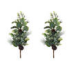 Pine And Eucalyptus Spray (Set Of 2) 27"H Plastic/Polyester Image 2