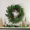 Pine Cone and Cedar Artificial Christmas Wreath - 32-Inch  Unlit Image 1