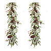 Pine Cone Berry Twig Garland (Set Of 2) 5'L Plastic Image 3