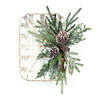 Pine Cone Wood Wall Hanging 16.5"L X 20.5"H Plastic Image 1