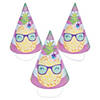 Pineapple &#8217;n Friends Party Cone Hats - 8 Pc. Image 1