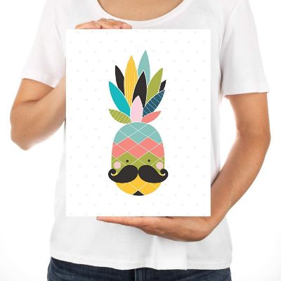 Pineapple Nursery Wall Art 8.5x11in Image 2