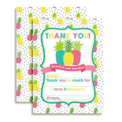 Pineapple Thank You 20pc. by AmandaCreation Image 1