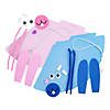 Pink & Blue Bunny Hat Craft Kit - Makes 12 Image 1