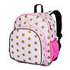 Pink and Gold Stars 12 Inch Backpack Image 1