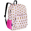 Pink and Gold Stars 16 Inch Backpack Image 1