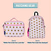 Pink and Gold Stars Weekender Duffel Bag Image 3