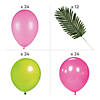 Pink & Green Tropical Balloon Garland Decorating Kit - 110 Pc. Image 1