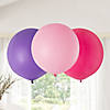 Pink & Purple 24" Latex Balloons - 3 Pc. Image 2