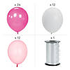 Pink & White 11" Latex Balloon Bouquet Kit - 49 Pc. Image 1