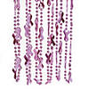 Pink Awareness Ribbon Bead Necklaces - 24 Pc. Image 1