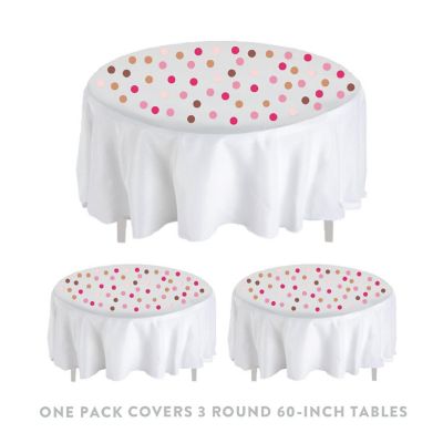 Pink Brown Chic Confetti 180-Pack Image 3
