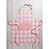 Pink Buffalo Check Chef Apron Image 4