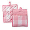 Pink Buffalo Check Potholder (Set Of 2) Image 1