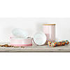 Pink Chevron Ceramic Treat Canister Image 4