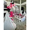 Pink Confetti 16" Latex Balloons - 5 Pc. Image 1