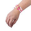 Pink Disc Bead Friendship Bracelets - 12 Pc. Image 1