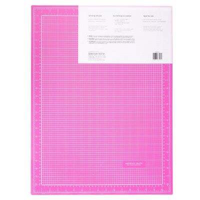 Pink Double-Sided Self-Healing Cutting Mat-18"X24" Image 1