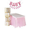 Pink Drive-By Baby Shower Decorating Kit - 7 Pc. Image 1