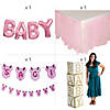 Pink Drive-By Baby Shower Decorating Kit - 7 Pc. Image 2