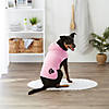 Pink Embroidered Paw Medium Pet Robe Image 3