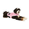 Pink Embroidered Paw Small Pet Robe Image 1