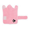 Pink Embroidered Paw Small Pet Robe Image 2