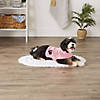 Pink Embroidered Paw Small Pet Robe Image 3
