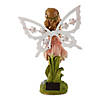 Pink Fairy Solar Garden Statue 7.75X4.37X10.75&#8221; Image 2